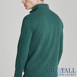 大きいサイズのラルフローレン／BIG & TALL : Estate-Rib Cotton Pullover