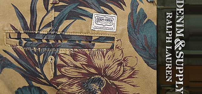 Denim & Supply Ralph Lauren／デニム＆サプライ ラルフローレン : Floral-Print Short