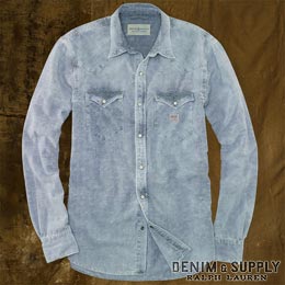 Denim & Supply Ralph Lauren／デニム＆サプライ ラルフローレン : Chambray Western Shirt