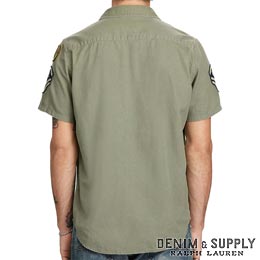 Denim & Supply Ralph Lauren／デニム＆サプライ ラルフローレン : Military Cotton Twill Shirt