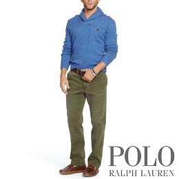 ポロラルフローレン／Polo Ralph Lauren : Wool Shawl-Collar Sweater