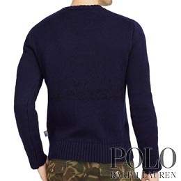 ポロラルフローレン／Polo Ralph Lauren : Flag Cotton Crewneck Sweater