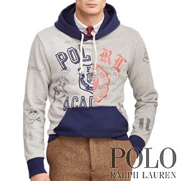 ポロラルフローレン／Polo Ralph Lauren : Patchwork Fleece Hoodie