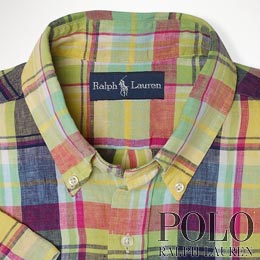ポロラルフローレン／Polo Ralph Lauren : Custom-Fit Linen Sport Shirt