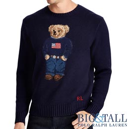 polo bear sweater big and tall