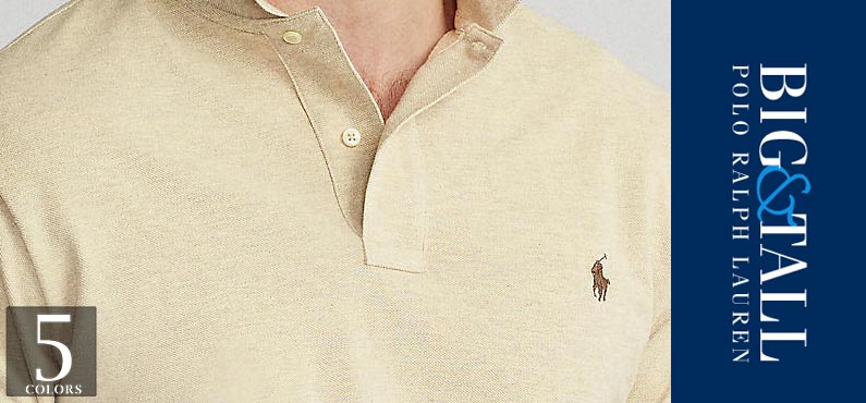  ラルフローレン／大きいサイズ : The Iconic Mesh Polo Shirt