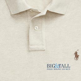 大きいサイズのラルフローレン／BIG & TALL : The Iconic Mesh Polo Shirt