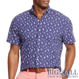 大きいサイズのラルフローレン／BIG & TALL : Oxford Short-Sleeve Shirt