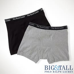 大きいサイズのラルフローレン／BIG & TALL : Boxer Brief 2-Pack