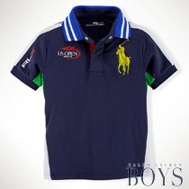 
ラルフローレン ボーイズ（子供服） : US Open Ball Boy Polo Shirt [全米オープンテニス2014/半袖ポロシャツ/子供服サイズ]