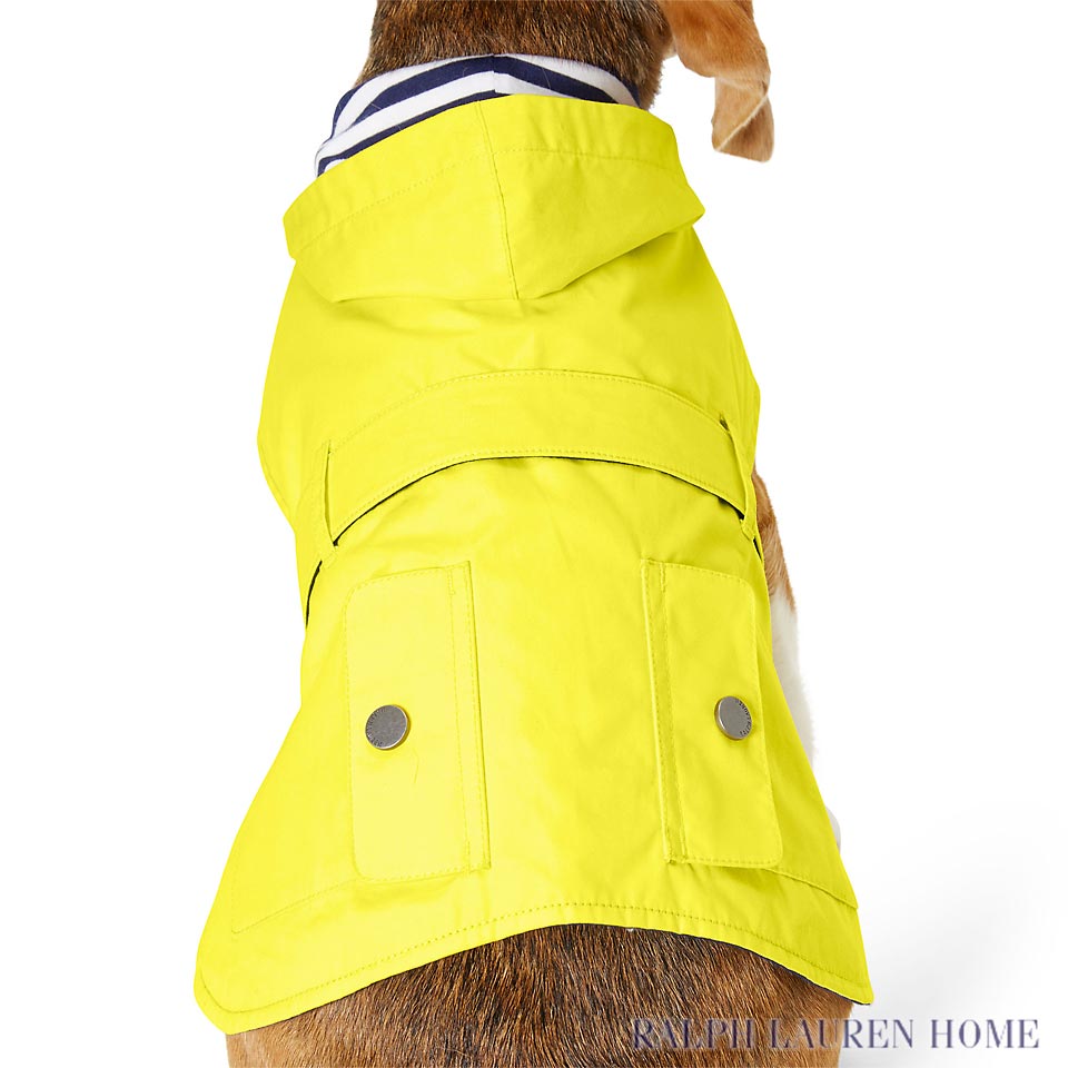 ラルフローレン ドッグウェア（犬用）／Ralph Lauren Home : フードドッグレインコート／Hooded Dog Raincoat