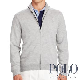 ポロ ゴルフ ラルフローレン／POLO GOLF Ralph Lauren : Merino Wool Full-Zip Sweater
