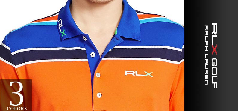 RLX ゴルフ ラルフローレン／RLX GOLF Ralph Lauren : Pro-Fit Multi-Striped Polo