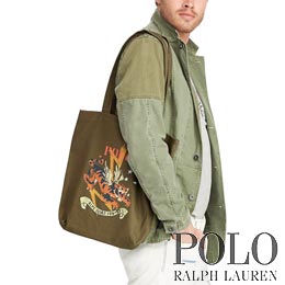 ポロ ラルフローレン／Polo Ralph Lauren : Military Tiger Canvas Tote