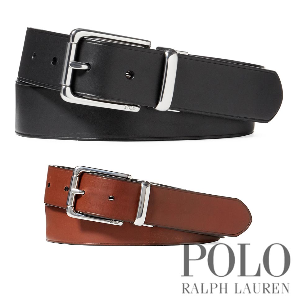 ポロラルフローレン Polo リバーシブルレザーベルト Reversible Leather Belt リバーシブル イタリア製レザー ベルト アメリカラルフローレンお取り寄せ 大きいサイズ対応