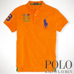 ポロラルフローレン／Polo Ralph Lauren : Custom-Fit Big Pony Crest Polo