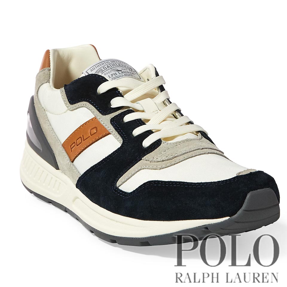 polo ralph lauren train 15 mesh sneaker