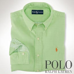 ポロラルフローレン／Polo Ralph Lauren : Custom-Fit Double-Faced Shirt