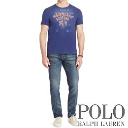 ポロラルフローレン／Polo Ralph Lauren : Custom Fit Cotton T-Shirt