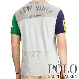 ポロラルフローレン／Polo Ralph Lauren : Custom Slim Cotton T-Shirt