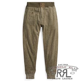 RRL／ダブルアールエル : Cotton Jersey Sweatpant