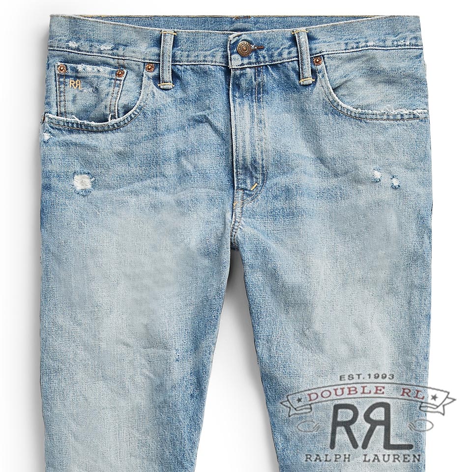 RRL slim narrow distressed jean  サイズ31