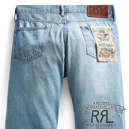 RRL／ダブルアールエル : Straight Fit Selvedge Jean