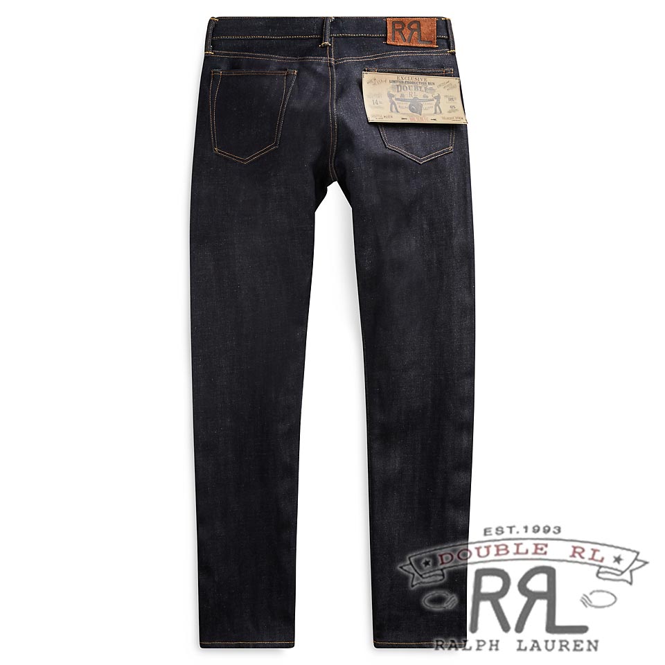 ▼更に価格ダウン▼RRL／ダブルアールエル : Limited-Edition Slim Fit Jean  [スリム／ダークブルー／色褪せ／ジーンズ]▼▼[即日発送]