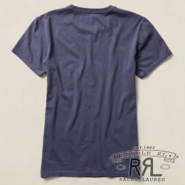 RRL／ダブルアールエル : Cotton Jersey Crewneck T-Shirt