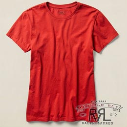 RRL／ダブルアールエル : Cotton Jersey Crewneck T-Shirt