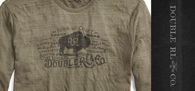 RRL／ダブルアールエル : Cotton Jersey Graphic T-Shirt
